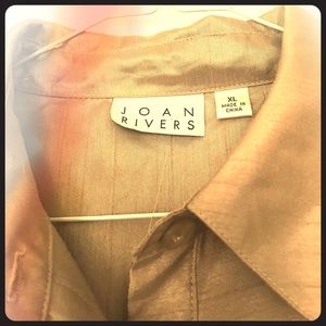 Joan Rivers gold jacket/blouse